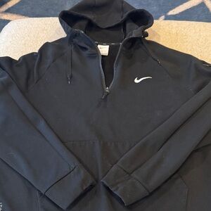 Nike Black Pullover with White Swoosh